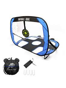 1pc 2-In-1 Mini Portable Foldable Soccer Goal, Soccer Match & Training Frame