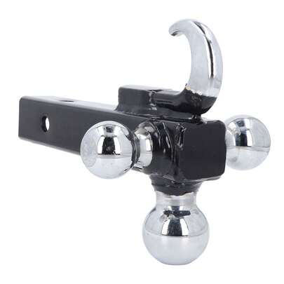 Montaje Triball del enganche del remolque con gancho Acero inoxidable Montaje de bola triple del receptor del enganche del remolque de alta capacidad de carga para el vehículo