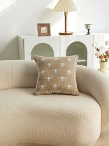 LCUHPCL 1 pièce Housse de coussin décoratif avec broderie 3D d'abeille, convient pour le salon, la chambre à coucher, les fêtes et divers environnements, toutes saisons - Multicolore - Voir 10