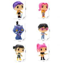 Mattel 韩流女团系列 | 6款可动人偶 | 逼真模型人偶，收藏玩具 | 女团 | 少女团 | 时尚盲盒，人偶，可动人偶，扭蛋玩具 - 彩色 - 查看 9