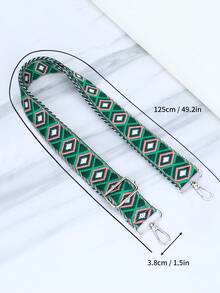 Dây đeo dệt nhiều màu sắc, phụ kiện mạ vàng, dây đeo vai rộng cho túi xách - Nhiều màu - Xem 4