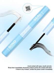 1pc Bond And Seal, Bond 5ml And Seal 5ml, Lash Glue Strong Hold Lash Cluster Glue 2 In 1 Lash Bond And Seal Waterproof Long Lasting Cluster Lash Glue All Day Wear 2 In 1 Eyelash Bond And Seal For DlY LashExtensions - Baby Blue - View 3