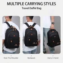 Mochila para hombres, mochila de negocios de gran capacidad para hombres y mujeres, mochila para portátil resistente a los arañazos con correas de hombro gruesas y ajustables en panal, mochila escolar con múltiples bolsillos para uso diario en la universidad, senderismo y negocios, con cremalleras duraderas y diseño cómodo para llevar en la mano. - Multicolor - Ver 9