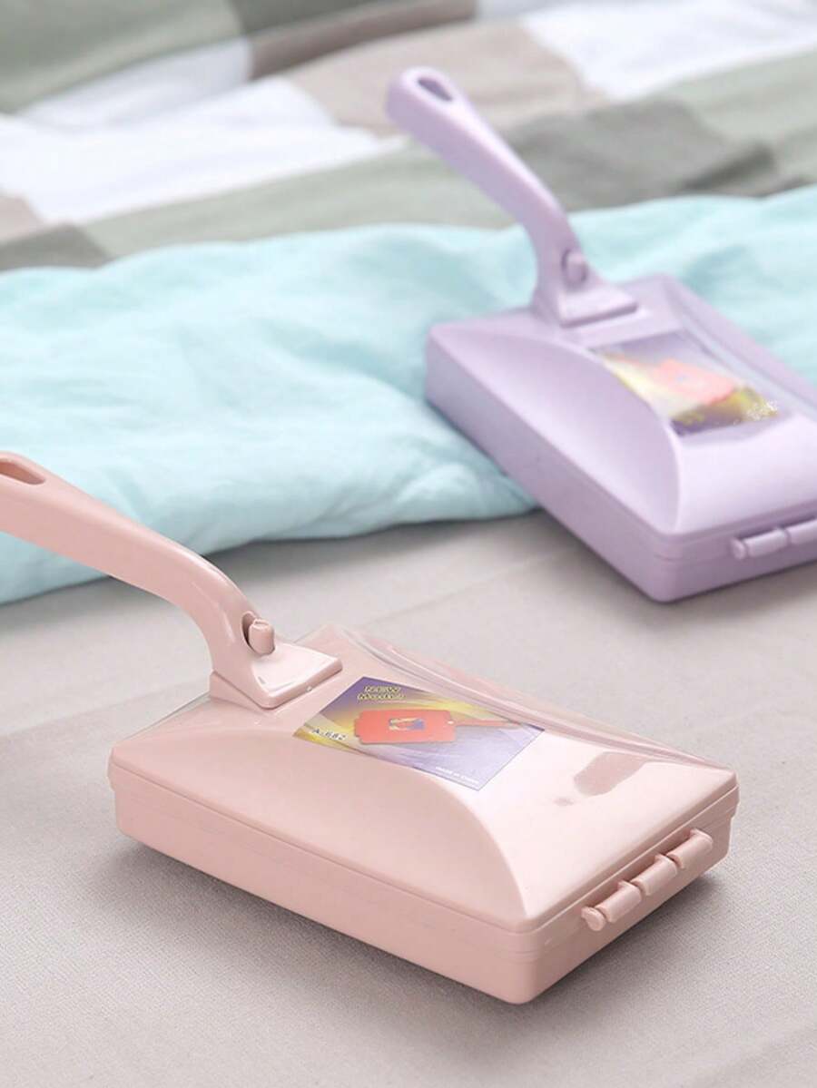 1pc Dual Roller Carpet Cleaning Brush, Multi-Functional Lint Remover Brush For Clothes, Bed, Sofa, Tabletop And Surface Cleaning