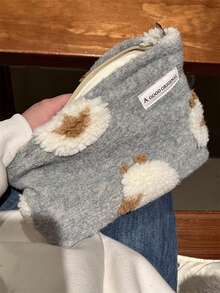 化妆包，蓬松化妆包，女士便携式化妆包，零钱包口红化妆品配件收纳包，旅行套装收纳袋，卫生巾化妆包，女士旅行包，旅行洗漱包，旅行必备品，女士礼物，化妆品收纳包，化妆刷套装收纳包，家居收纳包，化妆包，化妆包，旅行必备品 - 彩色 - 查看 10