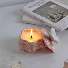 1支蝴蝶香氛蜡烛，一款别致的卧室香氛，可作为结婚礼物、送给闺蜜的礼盒装礼物或生日礼物。 - 粉色 - 查看 7