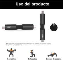 Jungle Beast Almohadilla para Barra Olimpica de Gimnasio, Esponja para Barra de Gimnasio, Cojín para Barra Gym, Acolchonado Perfecto, Incluye Bolsa de Transporte - negro - Ver 3