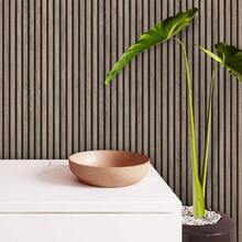 Adhesive Wallpaper With Ribbed Design, Aged Wood, Thin Strips - Multicolored 24 - View 6