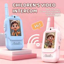 CASRRA 2pcs Kids Walkie Talkie Toy - Long Range Communication, No Internet Required, With Camera, Suitable For 3-12 Years Old Children, Indoor And Outdoor Play, Children's Day & Christmas Gift - Multicolor - View 2