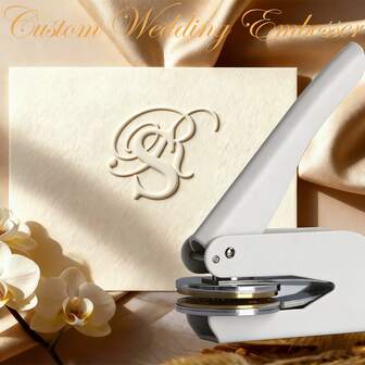 1pc Custom Embosser Stamp, Suitable As Children's Gift