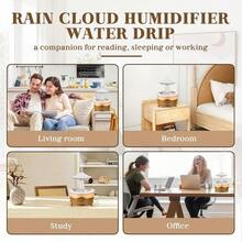 Home  | Humidifier | Household Appliances| Living |   Humidificador De Nube De Lluvia Goteo De Agua Difusor De Lluvia Nocturno De 7 Colores con Temporizador De Control Remoto Lámpara Difusora De Hongos Sonidos De Enchufe de EE - 123 - Ver 7