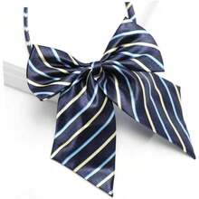 6 Piezas De Corbata Para Mujer Corbata De Cosplay Pajarita Corbata Ajustable Corbata Bordada Pajarita Corbata De Pap Noel Corbatas Para Hombre Traje De Graduacin - como se muestra + 13*15cm - Ver 3