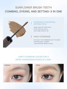 FLORTTE Glass Sea Series Brow Mascara - 01#Mocha Brown - View 8