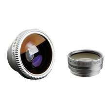 Universal Clip-On 3-In-1 Phone Camera Lens Kit – Wide Angle + 180° Fisheye + Macro Lenses For IPhone & Android – Portable Smartphone Lens Set For Travel, Selfies & Close-Up Pics - Gold - View 4