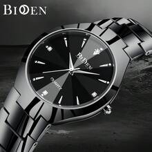 BIDEN 1pc Classic Quartz Men's Watch, Waterproof, Perfect Gift For Men, Comes With Adjustable Link Tool And Gift Box - Black - View 6