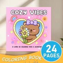 Comfortable Atmosphere: Bold And Simple Coloring Books For Adults And Teens, Ideal For Easter, Mother's Day, Father's Day, Music Festivals, Wedding Season And Birthday Gifts. Adorable Patterns Help Relieve Stress, Perfect For Friends Who Enjoy Coloring And Back-To-School Vibes (Coloring In A Comfortable Space). Sticker Books, School Supplies, Office Supplies, Stationery, Desktop Decor, Easter Gifts, Toys, Children Toys For Girls. - Comfortable Atmosphere 2 - View 11