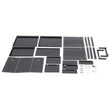 Vertical File Cabinet, Metal Mobile File Cabinet With Lock, Filing Cabinet Under Desk - 黑色 - 查看 8