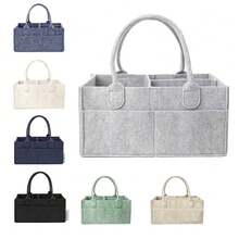 毛毡尿布包，婴儿用品收纳袋，户外妈妈包，毛毡尿布包