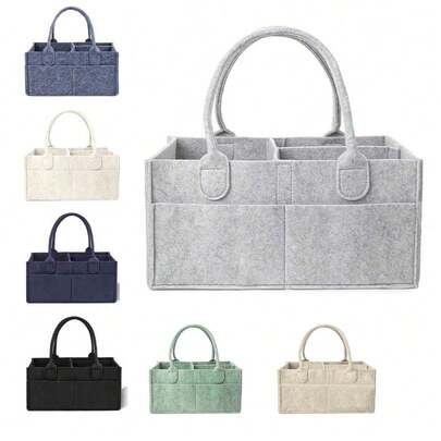 Filtblöjväska, förvaringsväska för babytillbehör, utomhusmammiväska, filtblöjväska