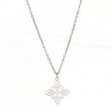 Fashionable Witch Knot Pendant Stainless Steel Slavic Amulet Necklace Suitable For Both Men And Women Happy Charm Gift For Her - Miko Knot Necklace 2 - View 4