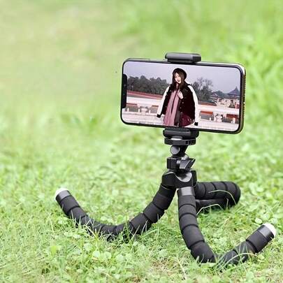 1pc Durable Waterproof Smartphone Stand - Stable Grip Holder For Android Phones, Suitable For Watching Videos, Taking Photos, Gaming And In-Car Installation, Modern Design, Sturdy Structure, Ideal For Remote Work