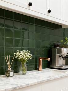 WoStick 1/4/10/20pcs Multi-Color Mosaic Tile, Waterproof Anti-Fouling, Self-Adhesive Backsplash - Easy DIY Installation. Removable Self-Adhesive Wall Tile Stickers, Suitable For Kitchen Bathroom Backsplash, Holiday Decor