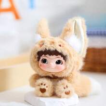 Miniso WAKUKU Fox And Rabbit Prank Diary Series: Soft Plush Cute Blind Box, Healing Toy Decoration, Q-Version Fox And Rabbit Shaped Collectible, Cute Desktop Ornament, Random Surprise Delivery (1 Randomly Shipped) - Multicolor - View 8