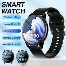 Smartwatch, Wireless Call/Dial, Multiple Sports Modes, Incoming Call Alert And Rejection, SMS Reminder, Customizable Wallpaper, Compatible With Android System