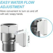 Brass Shut Off, Shower Flow Control, G1/2 Shower Pressure Regulator, Flow Control Valves Handheld Shower, - inicial - Ver 8