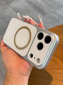 奢华橙色碳纤维磁吸磨砂手机壳，兼容 17 Pro Max、17 Pro、17、16 Pro Max、16 Pro、16、16、15 Pro Max、15 Pro、15、14 Pro Max、14 Pro、14，支持摄像头保护、无线充电，柔软 TPU 后盖。 - 銀色 - 查看 6