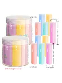 10个可爱果冻橡皮擦：材质柔软，易于清洁，糖果色系，学生适用