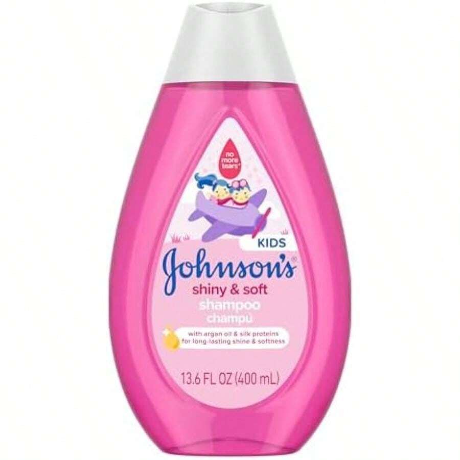 Baby - para niños Shiny & Soft, sin lágrimas, con aceite de argán, suave y sin sulfatos, 13.6 onzas líquidas(Champú) - Multicolor - Ver 1