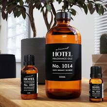 AirScent Hotel Diffuser Oil No. 1014 Inspired By The Iconic 5-Star Hotel Coastal Blend - Lemon Bergamot Sea Breeze - 10 ML.34 Fl Oz - Fragrance Oil For Ultrasonic And Waterless Diffusers And Crafting - 0.34 液盎司 1 包 - 查看 6