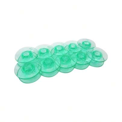 CKPSMS Marca - 4123078 - 45 Bobinas verde claro Sin agujero de rosca compatible con Group 5 6 White 5811, 5823, 5839, 7700, 9800 Home COSTURA pack of 10