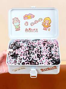 60pcs/Set Y2K Colorful Drip Oil Star Hair Clips, Multicolor Star Shaped Design, Satisfy Various Matching Needs, Add Cute And Vibrant Touches To Hairstyles - Suitable For Girls And Women, Daily, Weekend Outings, Birthday Parties, Easily Enhance Your Look And Create A Sweet, Adorable Image, Hair Claws, Hair Slide, Hair Barrettes, Hair Accessories - Multicolor - View 14