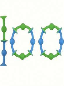 派对玩具套装，学校和生日礼物，可扩展飞镖球投掷套装 - 室内/室外派对礼物，竞技互动游戏，适合活动、团队建设、家庭聚会和节日礼物 - 彩色 - 查看 5