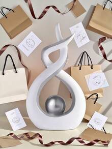 现代简约风水摆件，寓意招财纳福，适用于客厅、电视柜、餐厅、玄关等场所，是家居装饰、新年礼物、节日装饰以及馈赠亲友的理想之选。购买时请参考尺寸表。 - 彩色 - 查看 11