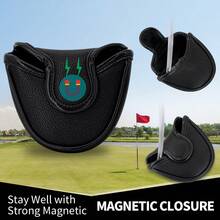 Golf Putter Headcover With Magnetic Closure - PU Fabric - Unisex Golf Accessory - Multicolor - View 5