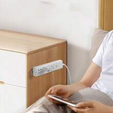 5pcs/Set Removable Non-Drill Power Outlet, Electric Fan, Adhesive Hook [Random Style] Storage & Organization Strong Adhesive Hooks, Bathroom Accessories, Home Decor, Kitchen Accessories, Easy Installation Practical Hooks - White - View 6