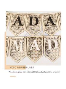 1件斋月木质墙挂装饰 - 人造木质字母挂牌，用于家居装饰、斋月装饰 - 彩色 - 查看 7