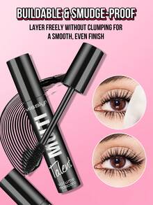 MISSLYN 多功能丰盈睫毛膏，丰盈、纤长、卷翘、定型，打造惊艳妆效，效果显著，可叠加涂抹，黑色，睫毛浓密，打造从自然到浓密的各种妆容，纤长丰盈，质地柔滑。 - #1 - 查看 4