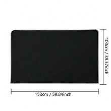 1 BBQ Mat, 59 Inches Long, Outdoor Grill Flame Resistant Mat - Oil And Stain Resistant, Reusable BBQ Mat - Wood And Grass Protection Mat, Essential For Outdoor Grilling, BBQ Accessories, Kitchen Accessories - Black - View 7