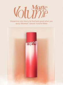 ESpoir 丝绒哑光唇膏，哑光妆效，持久显色，3克 - #07 TANGY BUTTER - 查看 2