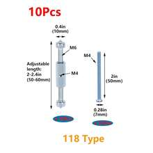 118 /86Type Switch Socket Cassette Repair, Electrical Box Screws Support Rod Switch Universal Outlet Repairer Wall Mount Switch Box Repair Device With Wrench,10Pcs - Multicolor - View 3
