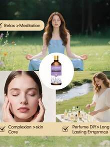 100毫升/3.4盎司、30毫升/1.0盎司、10毫升/0.34盎司精油扩香器、按摩油、家居香氛扩香器、面部护理礼品 - 薰衣草 - 查看 4