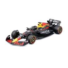 Burago 1:43 比例模型车，适用于 2025 年 Oracle F1 RB21 赛车，1 号车手马克斯·维斯塔潘，22 号车手角田裕毅，一级方程式赛车压铸模型 - #1 RB21 N/Helmet - 查看 2