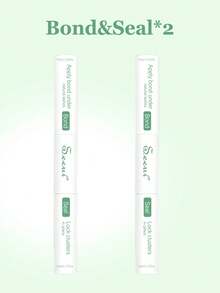 Bond And Seal And Remover, Bond 5ml And Seal 5ml, Remover 5ml, Lash Glue Strong Hold Lash Cluster Glue 2 In 1 Lash Bond And Seal Long Lasting Cluster Lash Glue, 2 In 1 Eyelash Bond And Seal And Remover Suitable For Convenient And Quick Eyelash Makeup Design At Home - 黑色 - 查看 13