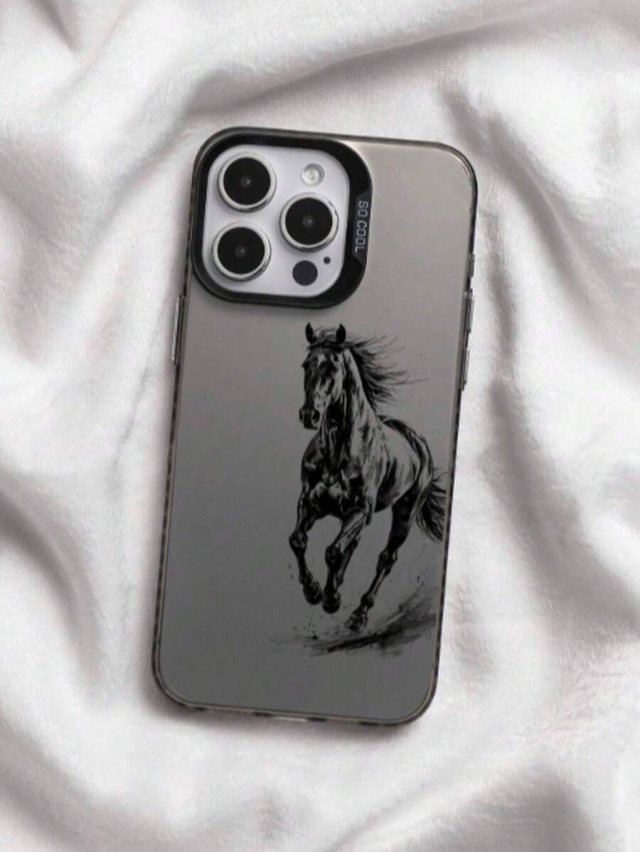 Horse Pattern Phone Case, Compatible With IPhone And Galaxy - Multicolor - View 1