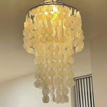 30/60/100pcs Double Hole Shell Pieces, Handmade DIY Materials, Can Be Dyed, DIY Wind Chime Parts, Home Decor, Wedding Decoration, Gift Making, Lighting Decor - Multicolor - View 6