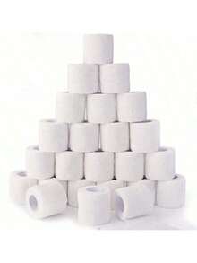1/6/12 Rolls White Elastic Self-Adhesive Bandage, Breathable Soft Non-Woven Self-Adhesive Bandage - White - View 1